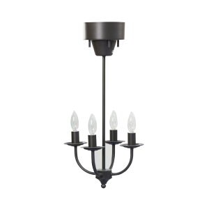 アーツ シャンデリア風ライト 4バルブ | 東谷 カラー:ブラウン / アンティークゴールド | シャンデリア ライト 照明 インテリア エレガント 高級感 リビング ダイニング 寝室 モダン クラシッ