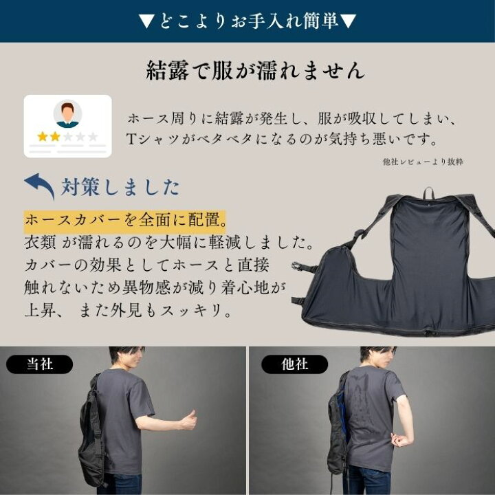 楽天市場】【1年保証 10000mAhバッテリー付属 最大冷却時間7h】 Chill 