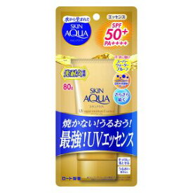 ロート製薬　スキンアクア スーパーモイスチャーエッセンスゴールド　 80gSPF50+ PA++++ 日焼け止め 顔・からだ