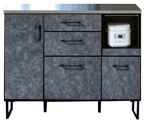 キッチン収納 カウンター 120 カウンター キッチンボード レンジボード レンジ台 間仕切り モイス 開梱設置 k17-1