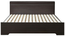 ベッド ベッドフレーム クイーン コンセント付き ベッド Q 快適 通気性 木製 メルル
