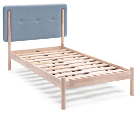 ベッド ベッドフレーム シングル S ファブリック 快適 通気性 木製 イデアル