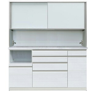 日本製 レンジ台 F☆☆☆☆ 食器棚 カップボード 国産 完成品 HOP180cm幅 食器 お手入れ簡単 キッチン収納棚 モイス装着 ヘティヒ社 クリーンイーゴス