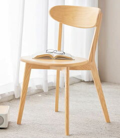 マラソン限定クーポン実施中 ダイニングチェア 天然木 オシャレ 組立簡単 ナチュラル リビング用 座り心地 北欧風 ウィンザーチェア 食卓チェア SF30 (1脚, ナチュラル)