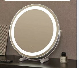 マラソン限定クーポン実施中 女優ミラー 拡大鏡付き　おしゃれ 卓上ミラー 化粧ミラー 卓上鏡 女性大人気 　幅30/40cm　LEDミラー ライト 三段調節可能　明るさ調整　鏡　ドレッサー　化粧ミラー 三色 照明モード サイズ45cm*45cm 即日発送 YouTube zoom専用の照明