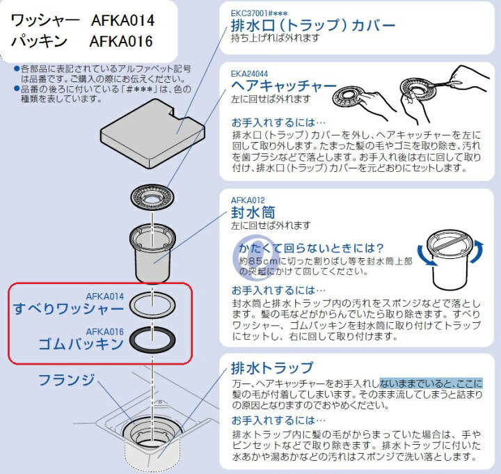 楽天市場 Toto 封水筒ゴムパッキン Afka016 Toto Afka016 排水筒 パッキン ゴム ユニットバスルーム 排水口 トラップ 悪臭防止 リフォーム Diy 修理 修繕 取り替え 取り付け 交換 家庭用 業務用 外径f100 内径f86 純正品 快適水空館