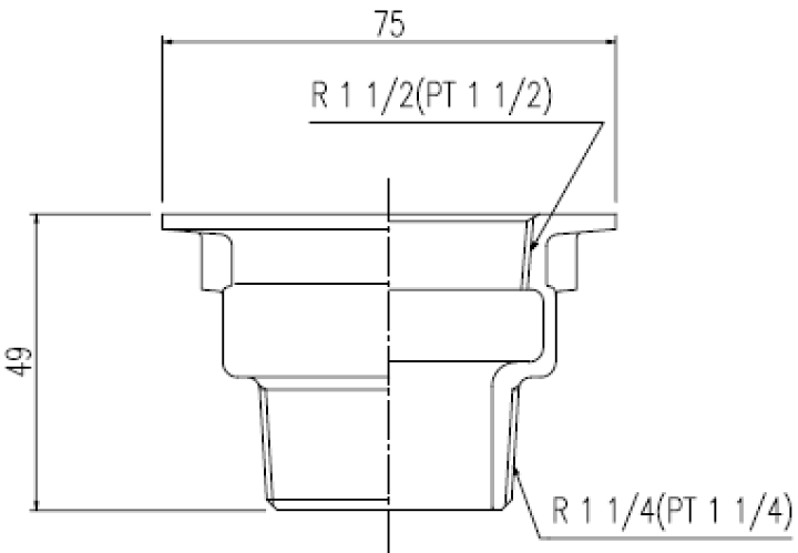 新発売の 楽天市場】LIXIL(INAX) (縦引 PBF-5A ゴム栓用直結排水金具 排水用備品