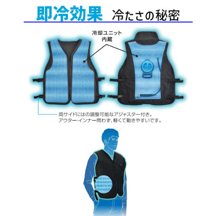 楽天市場】apexwin 水冷ベスト 10010 バッテリー 保冷パック セット 