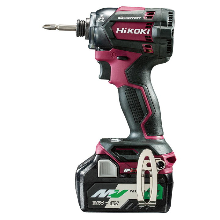 楽天市場】HiKOKI ハイコーキ WH18DC(2XPR) 18Vコードレスインパクト 