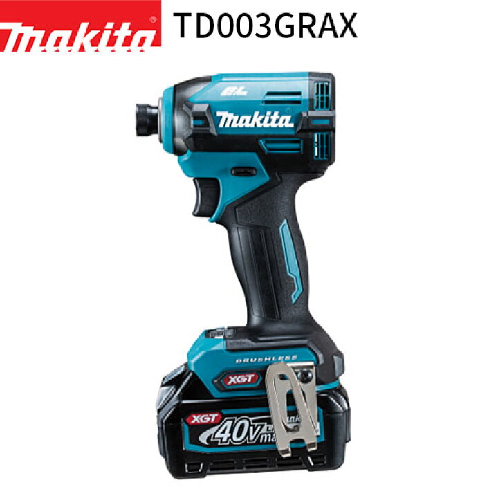 楽天市場】[マキタ 正規店] 充電式 インパクトドライバ TD003GRAX 