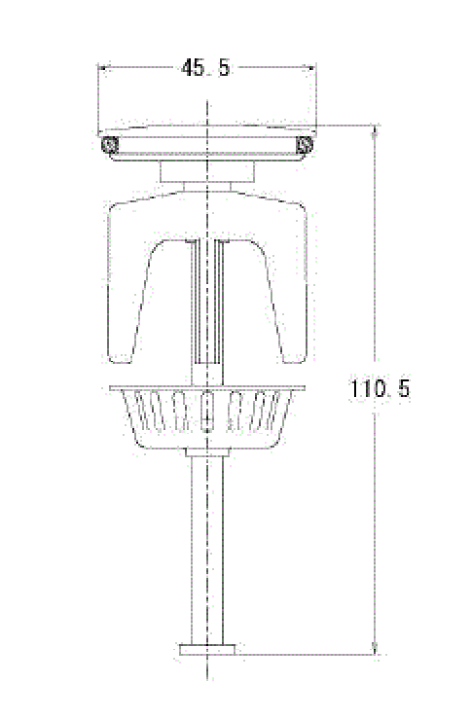 楽天市場】TOTO 排水栓部 TH697-1 : 快適水空館