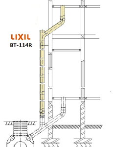 LIXIL(INAX) ȈՐ֊p2KpzǃZbg BT-114R