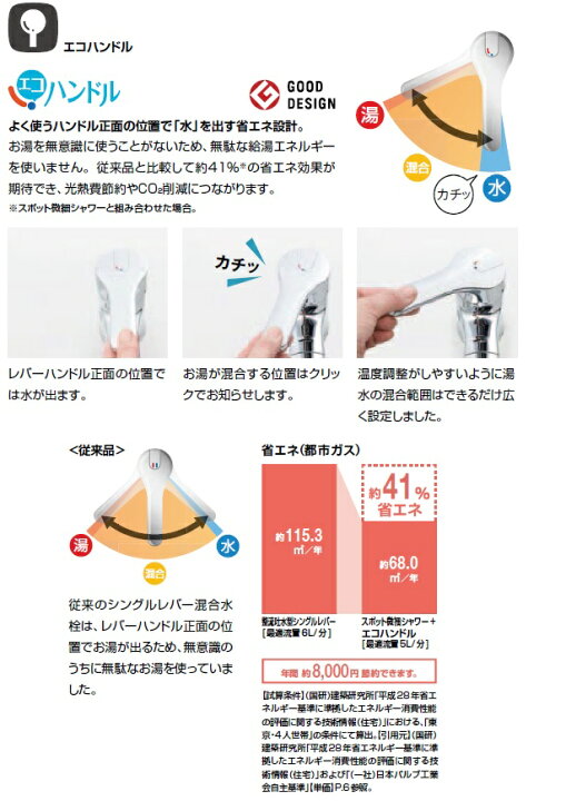 楽天市場】LIXIL(INAX) シングルレバー混合水栓 SF-WM435SY(170 