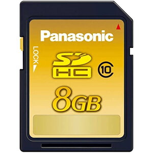 Panasonic 8GB SDHC�������[�J�[�h CLASS10 RP-SDWA08GJK