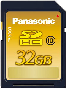 Panasonic 32GB SDHC�������[�J�[�h CLASS10 RP-SDWA32GJK