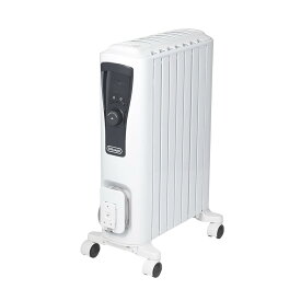 デロンギ オイルヒーター ユニカルド 最大10畳 ゼロ風暖房 ヒーター 電気ヒーター ピュアホワイト×ブラック RHJ65L0712