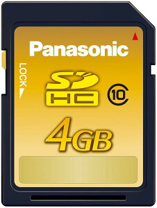 �p�i�\�j�b�N 4GB SDHC�������[�J�[�h CLASS10 RP-SDWA04GJK