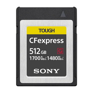 �\�j�[ SONY CFexpress Type B �������[�J�[�h 512GB �^�t�d�l �������ݑ��x1480MB/s �ǂݏo�����x1700MB/s CEB-G512