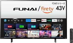 yViIztiC FUNAI 43V^ Fire TV 4KtX}[ger AlexaΉ 4K_u`[i[ OtHDDΉ(ԑg^\) FL-43UF360 2023Nf [J[3Nۏ