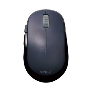 �G���R�� �}�E�X ���C�����X (���V�[�o�[�t��) M�T�C�Y 5�{�^�� (�߂�E�i�ރ{�^������) BlueLED EPRIM �u���b�N M-DY13DBXBK