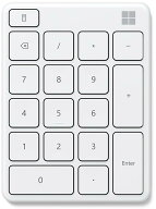 マイクロソフト ナンバー パッド 23O-00018 : ワイヤレス 薄型 テンキー キーカスタム可 3台接続可 Bluet…