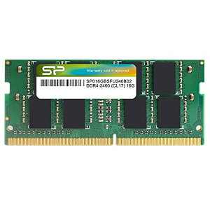 SP Silicon Power VRp[ SO-DIMM m[gPCpDDR4-2400(PC4-19200) 16GB×1 260Pin 1.2V CL17 SP016GBSFU240B02 O[