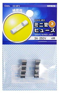 I[(OHM) d@ ~jǃq[Y KXǃq[Y 3A-250V 4{ 04-1628 DZ-MF3