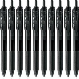 ぺんてる ゲルインキボールペン エナージェルS 0.5mm 黒 10本 BLN125-A