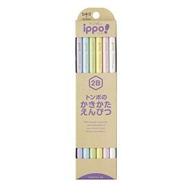 トンボ鉛筆 鉛筆 ippo! かきかたえんぴつ 2B パステル 1ダース KB-KNPT01-2B