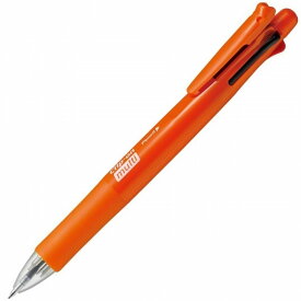 ゼブラ 多機能ペン 4色+シャープ クリップオンマルチF パワフルオレンジ PB4SA1POR