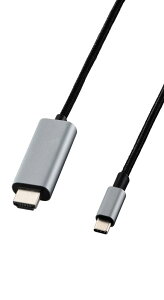 GR usb c - HDMI ϊP[u 4K/30Hz iCbV ϋv }`fBXvC ~[O 1m A_v^ [iPhone 16eΉ] yiPhone MacBook iPad Android ɑΉz[d@\Ȃ] ubN ECC