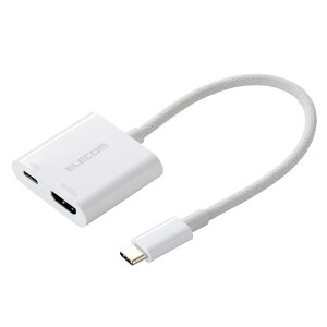 GR ϊA_v^ usb C to HDMI 4K/60Hz USB PDΉ 60W [dȂ ϋv VRbV zCg MPA-CHDMIPDSMWH