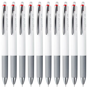 ぺんてる 油性 ボールペン フローチューン 0.5mm 赤 10本 BZN205-B