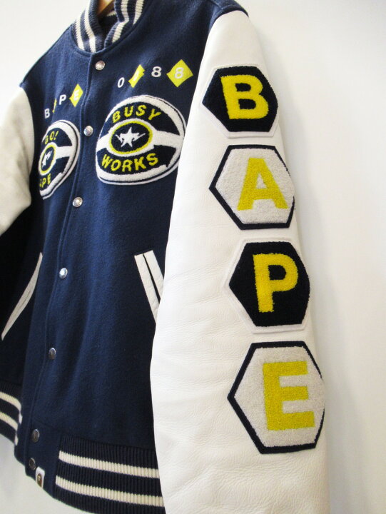A BATHING APE 青山限定07AWワッペンスタジャン
