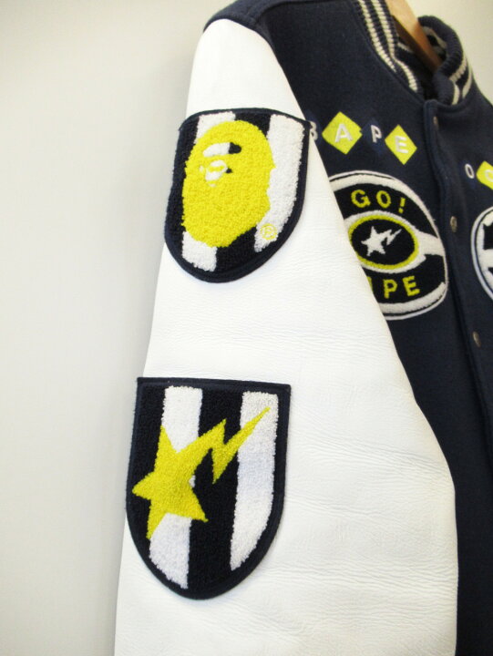 A BATHING APE 青山限定07AWワッペンスタジャン