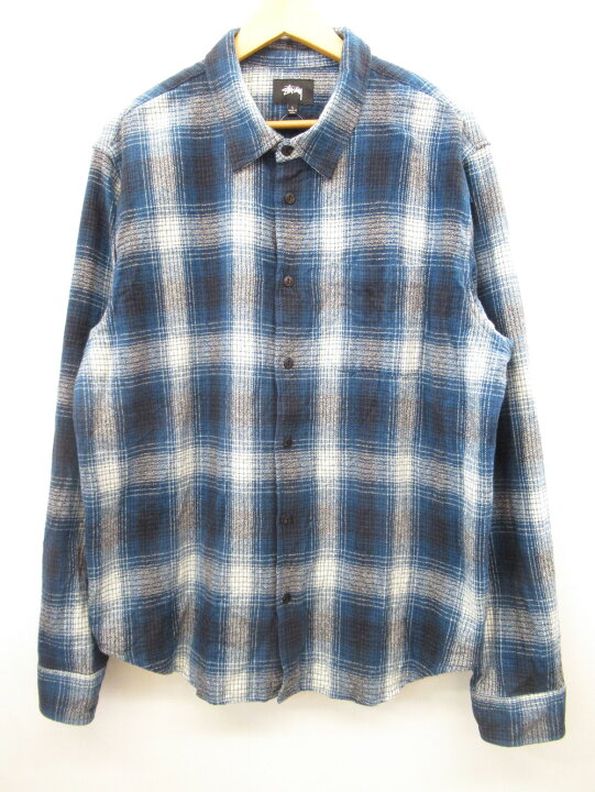 楽天市場】【中古】STUSSY ステューシー Alton Plaid Shirt 長袖 