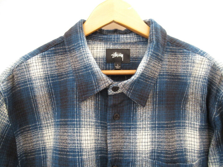 楽天市場】【中古】STUSSY ステューシー Alton Plaid Shirt 長袖  