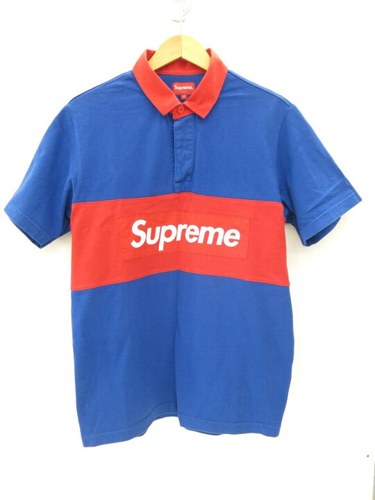 楽天市場】【中古】Supreme シュプリーム ボックスロゴ ラガーシャツ 