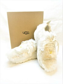 【中古】UGG CA805 x 2020 Sneaker アグ CA805 X 2020 12x12 ファー ホワイト 白 干支 ねずみ 箱付き スニーカー 靴 シューズ サイズ28cm M 1116115 (SH-479)
