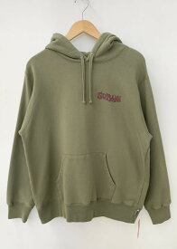 【中古】シュプリーム SUPREME Portrait Hooded Sweatshirt 18AW ポートレート フード付き パーカ プリント カーキ Mサイズ 201MT-240