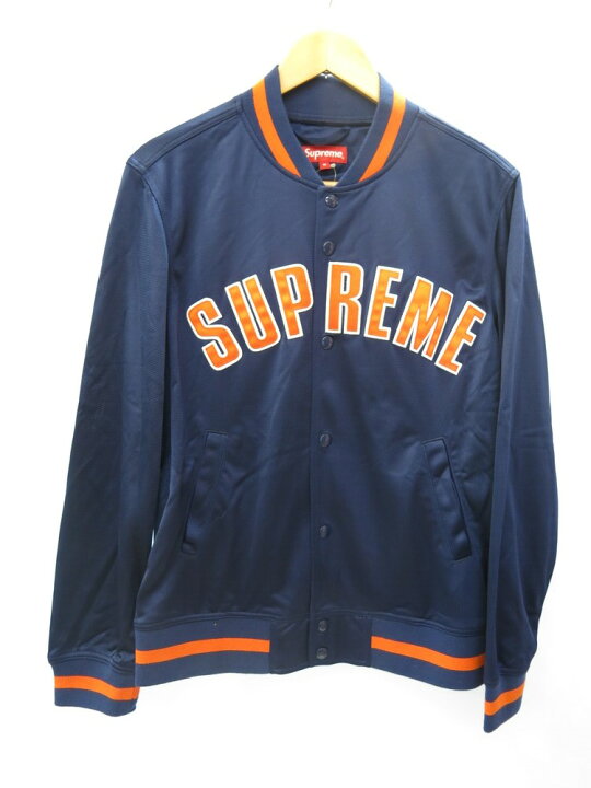 楽天市場】【中古】シュプリーム SUPREME Mesh Varsity Jacket 