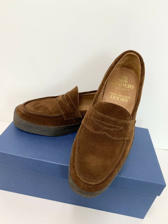 楽天市場 中古 サンダース Sanders Urban Research Doors アーバンリサーチ Mudguard Butt Seam Loafer 2109 Dm96 メンズ靴 ローファー 無地 ブラウン 1 Shoes33 ドンドンサガール