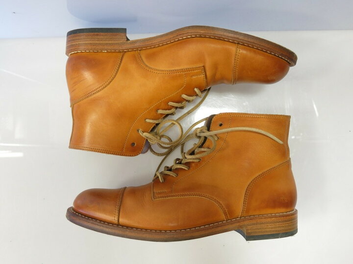 楽天市場】【中古】モト MOTO LEATHER & SILVER STRAIGHT TIP LACE UP 