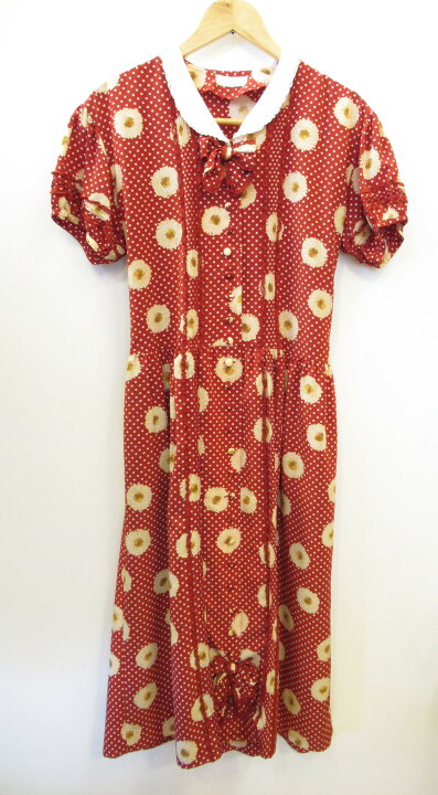楽天市場】【中古】PINKHOUSE ピンクハウス ロング ワンピース 半袖 花 