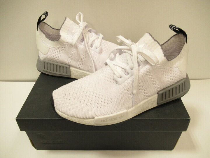 楽天市場 中古 Adidas アディダス Originals アディダス オリジナルス Nmd R1 Primeknit プライムニット スニーカー シューズ ホワイト 27 5cm メンズ Ee5074 Sh 355 ドンドンサガール