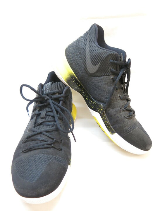 楽天市場】【中古】NIKE KYRIE 3 Black/Yellow ナイキ カイリー 3  
