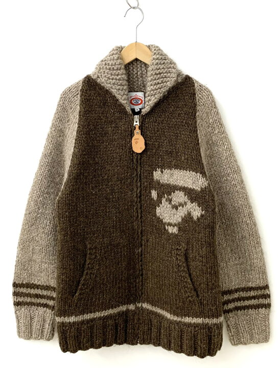 楽天市場】【中古】アベイシングエイプ A BATHING APE カウチン ニット  