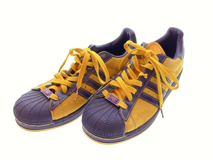 楽天市場】【中古】アディダス adidas SUPERSTAR×NBA レイカーズ 