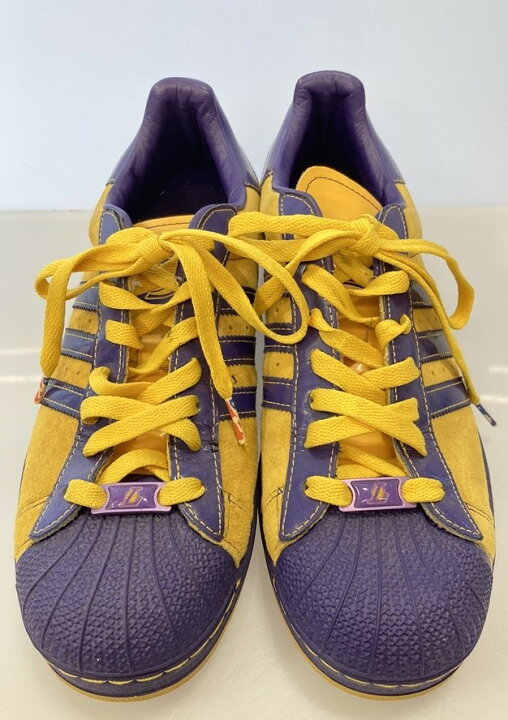 楽天市場】【中古】アディダス adidas SUPERSTAR×NBA レイカーズ 