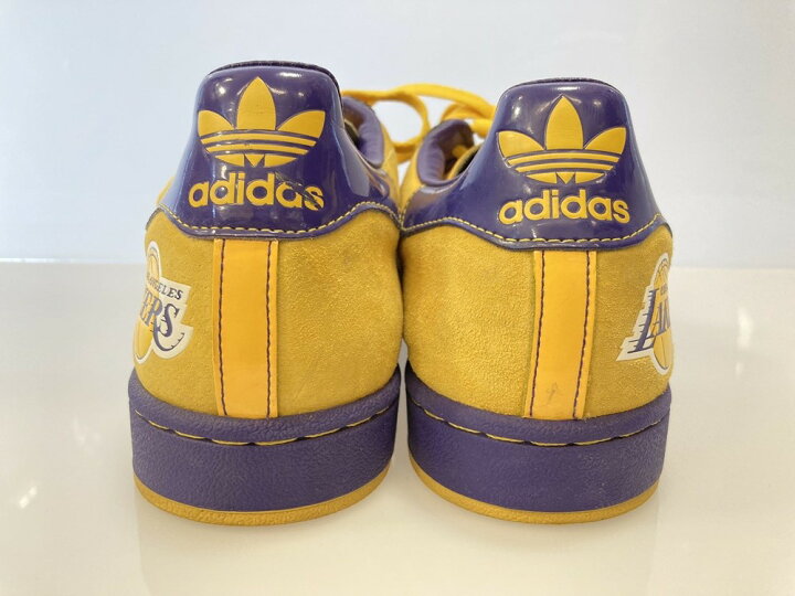 楽天市場】【中古】アディダス adidas SUPERSTAR×NBA レイカーズ 